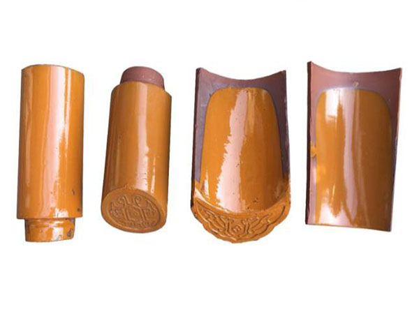 筒瓦廠(chǎng)家-橙黃釉